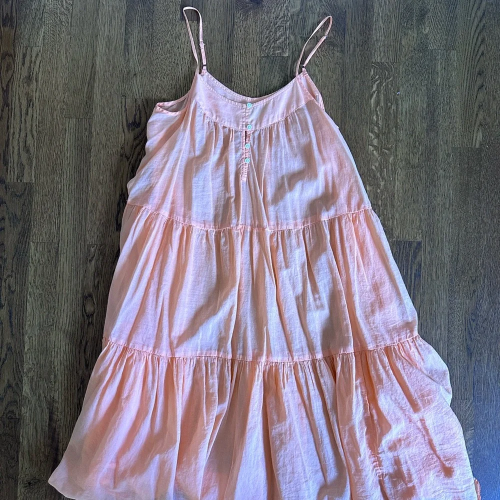 J Crew Tiered Button Front Cover Up sz. XS - Picture 2 of 2